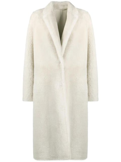 Yves Salomon fitted single-breasted coat - Neutrals - zdjęcie produktu nr 2