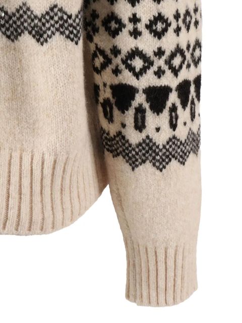 Weekend Max Mara Brioso1234 patterned sweater - Neutrals