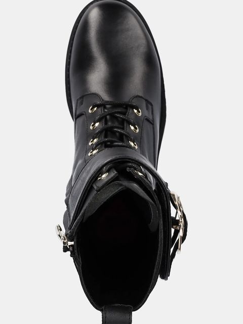 Love Moschino botki zamszowe