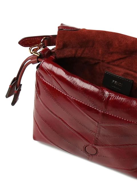 FENDI Mamma logo-detail mini bag - Red