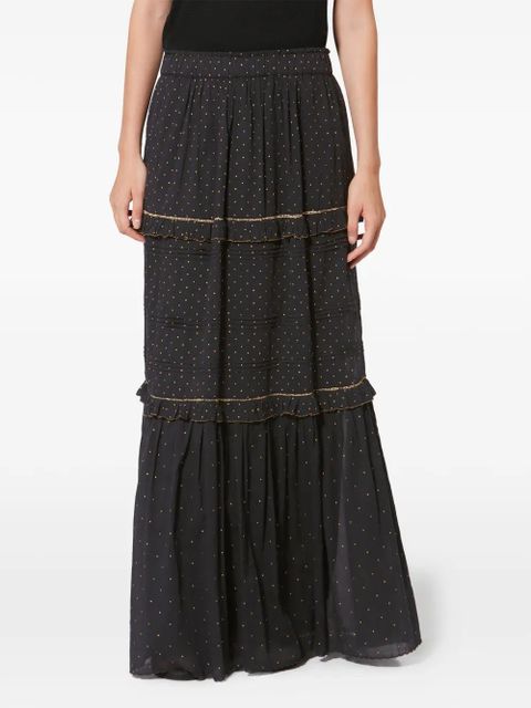 MARANT ÉTOILE Volodia ruffled maxi skirt - Black