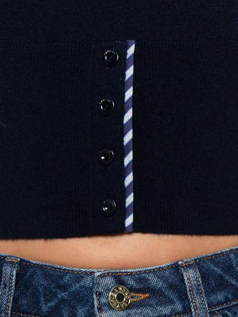 SANDRO button-detail top - Blue