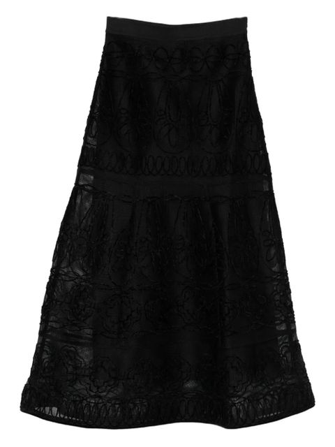 Maje floral midi skirt - Black - zdjęcie produktu nr 1