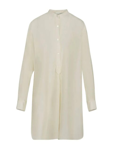 The Row buttoned collarless tunic - Neutrals - zdjęcie produktu nr 1