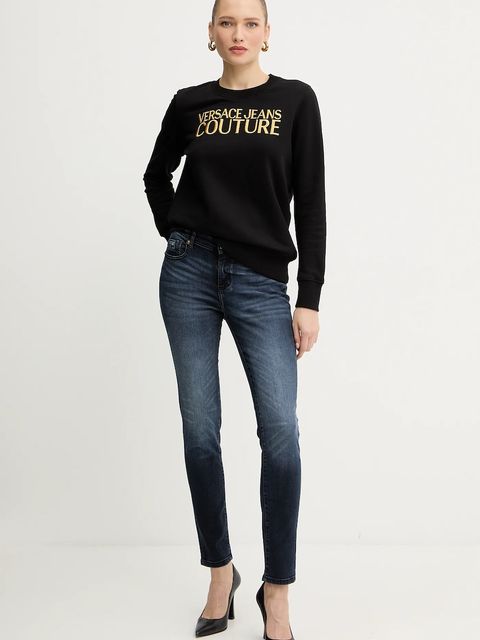 Versace Jeans Couture jeansy damskie kolor niebieski 79HAB5K1 CDWAB