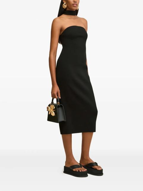 Cult Gaia Erika halterneck midi dress - Black - zdjęcie produktu nr 2