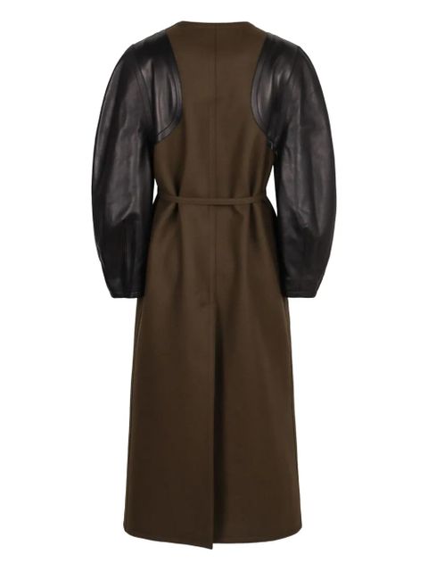 FENDI round-neck coat - Brown - zdjęcie produktu nr 2