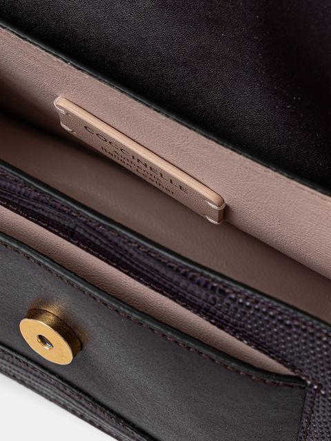 Coccinelle torebka skórzana COCCINELLE C-ME BIMATERI. kolor fioletowy E1.T1R.18.04.01