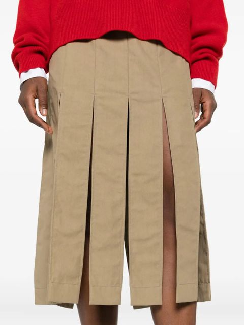 Simone Rocha multi slit skirt - Neutrals