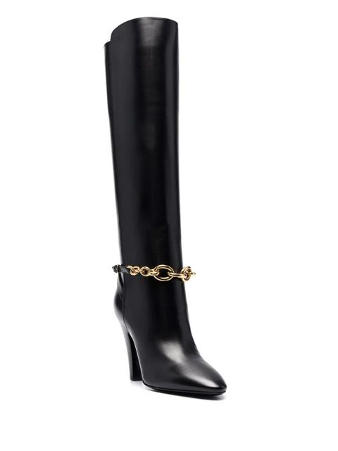 Saint Laurent 100mm Le Maillon boots - Black