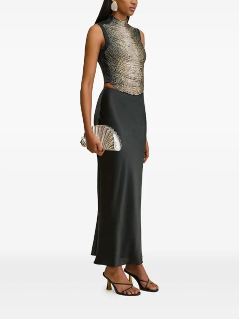 Cult Gaia Chantel bias-cut maxi skirt - Black - zdjęcie produktu nr 2