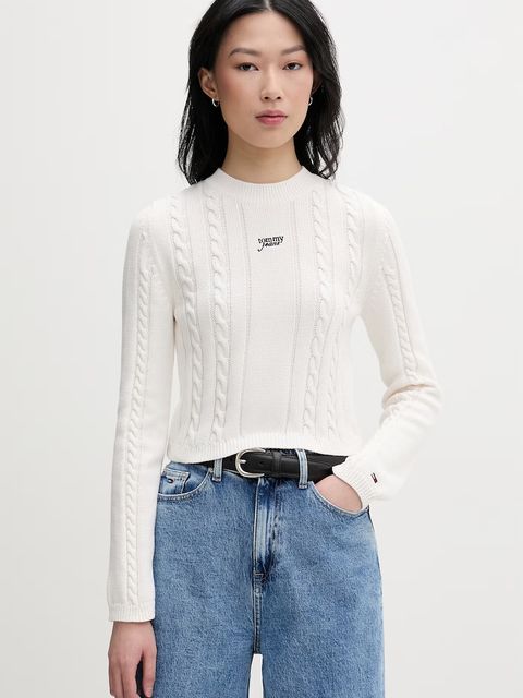 Tommy Jeans sweter damski bawełniany - zdjęcie produktu nr 1