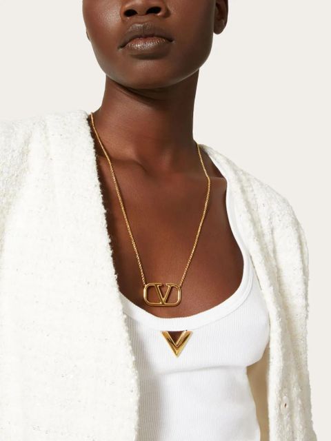 Valentino Garavani VLogo Signature necklace - Gold - zdjęcie produktu nr 2