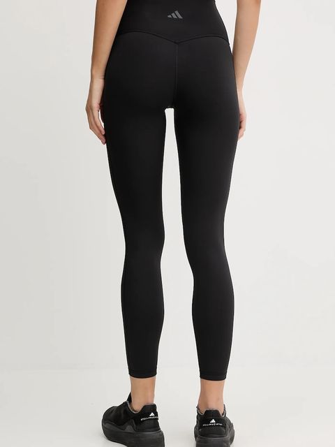 adidas Performance legginsy treningowe damskie kolor czarny gładkie KT3293