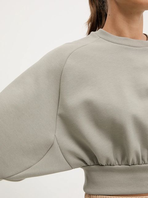 adidas bluza All SZN damska kolor szary gładka JW5070