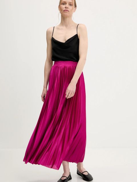 Answear.LAB spódnica kolor różowy maxi rozkloszowana - zdjęcie produktu nr 2