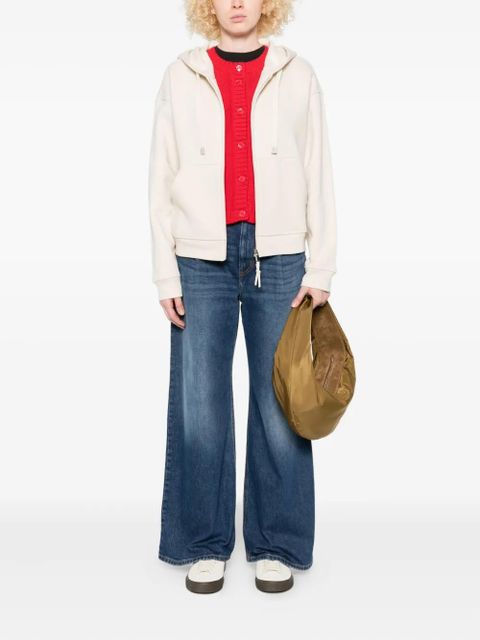 Weekend Max Mara hooded zip-up jacket - Neutrals