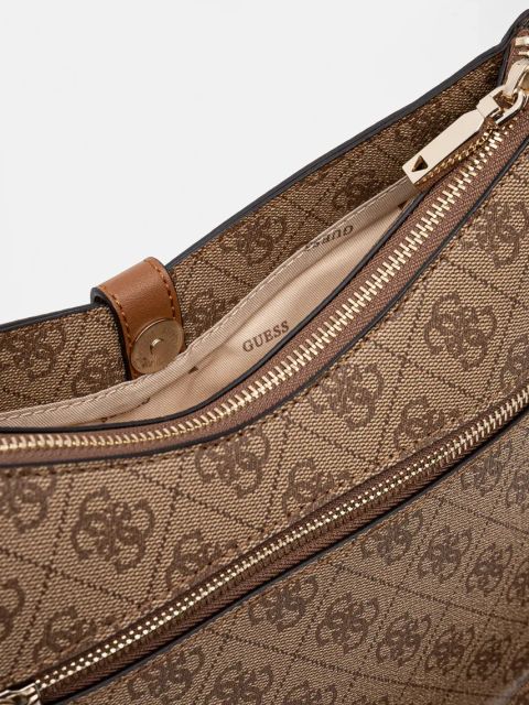 Guess torebka ZAMIRA kolor brązowy HWSG96 29020