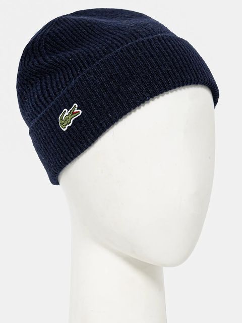 Lacoste czapka i szalik wełniany