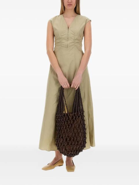 Alysi v-neck maxi dress - Green - zdjęcie produktu nr 1