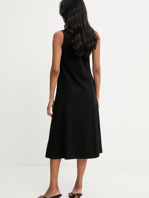 Answear.LAB sukienka kolor czarny mini rozkloszowana