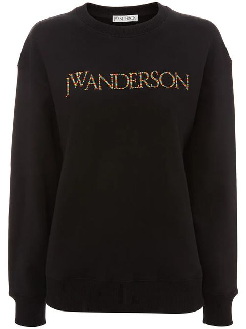 JW Anderson embroidered logo sweatshirt - Black - zdjęcie produktu nr 1