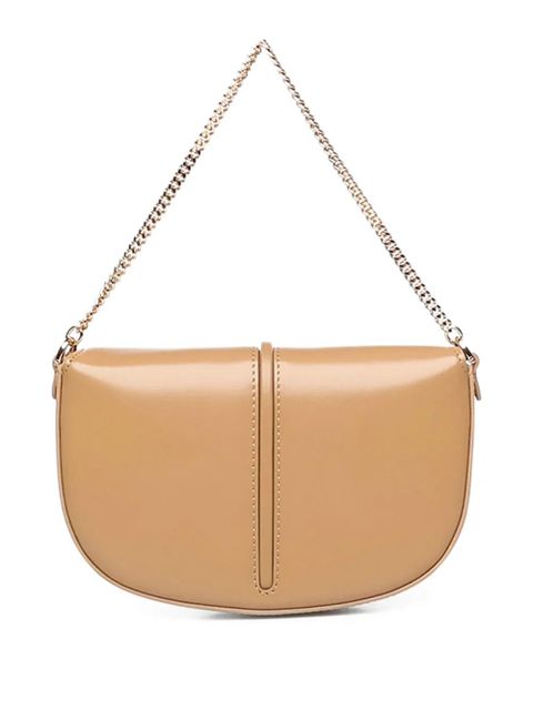 FENDI Fendigraphy chain shoulder bag - Brown