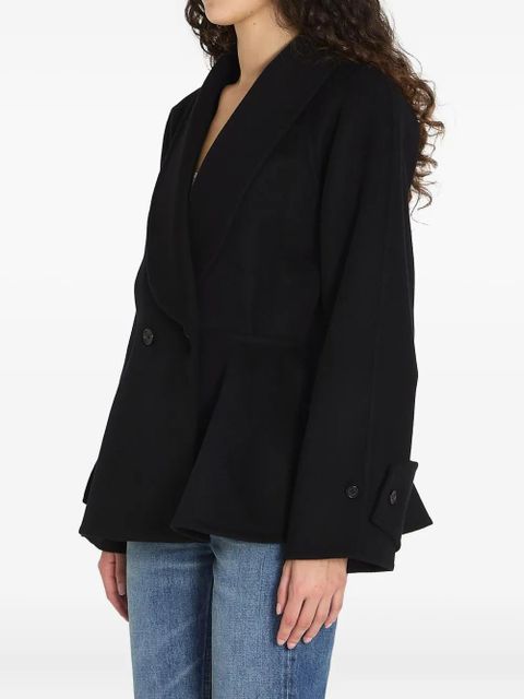 Chloé shawl-collar coat - Black