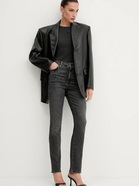 BOSS Orange t-shirt damski kolor czarny odkryte plecy 50536871 - zdjęcie produktu nr 2