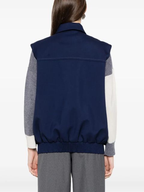 Marni virgin wool gilet - Blue