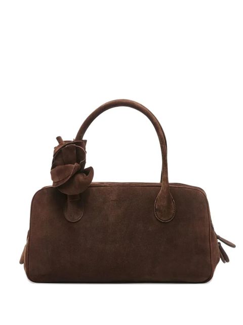 Magda Butrym Brigitte flower-detail tote bag - Brown - zdjęcie produktu nr 1