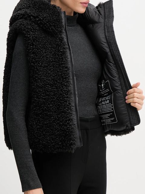 Save The Duck bezrękawnik AYLA kolor czarny zimowy D82501W.CURL21