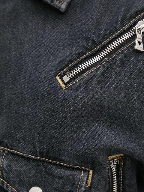 Guess kurtka jeansowa SANDY damska kolor szary przejściowa W5RN58 D5LF1