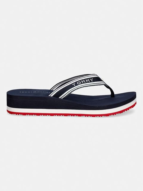 Tommy Hilfiger japonki damskie TH FLAG PRINT SUMMER SANDAL - zdjęcie produktu nr 1