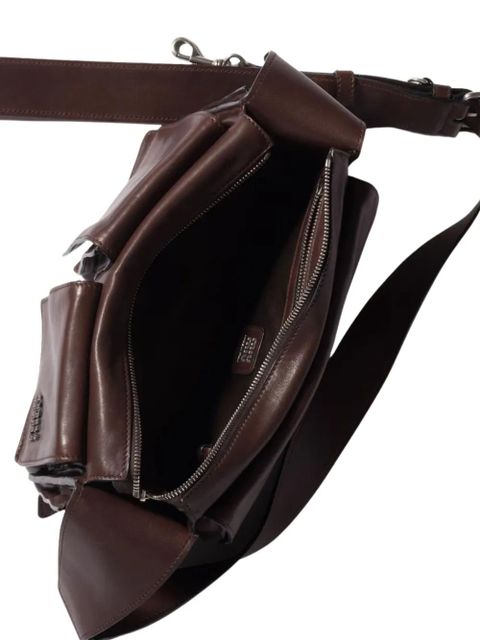 Miu Miu Utilitaire zip crossbody bag - Brown