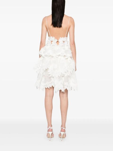ZIMMERMANN Crush mini dress - White