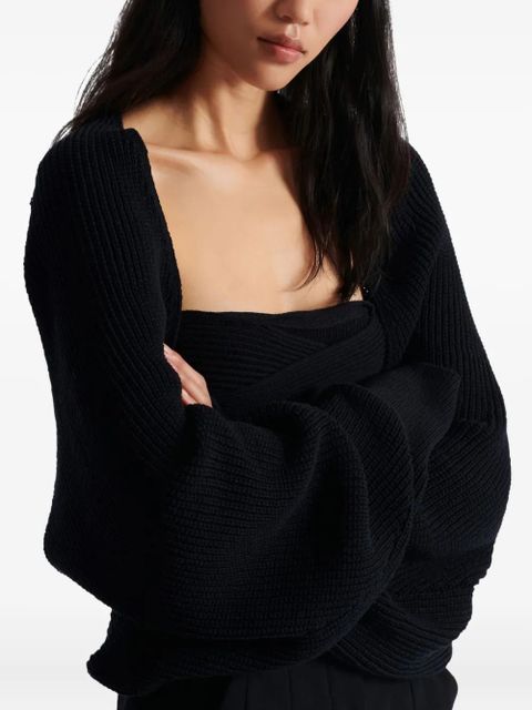 Balmain ribbed cardigan - Black