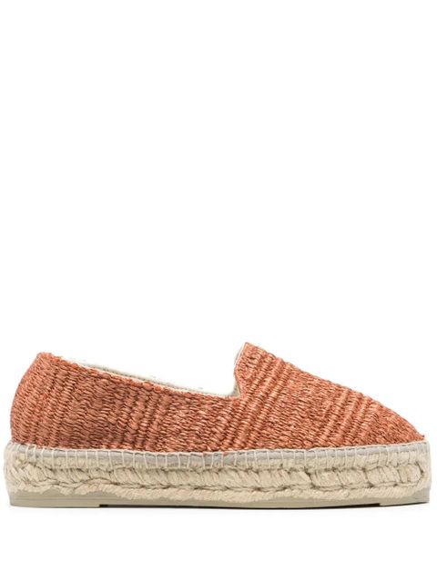Manebi Yucatán raffia espadrilles - Orange - zdjęcie produktu nr 1