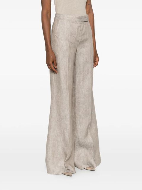 Max Mara Herringbone linen twill trousers - Neutrals - zdjęcie produktu nr 2
