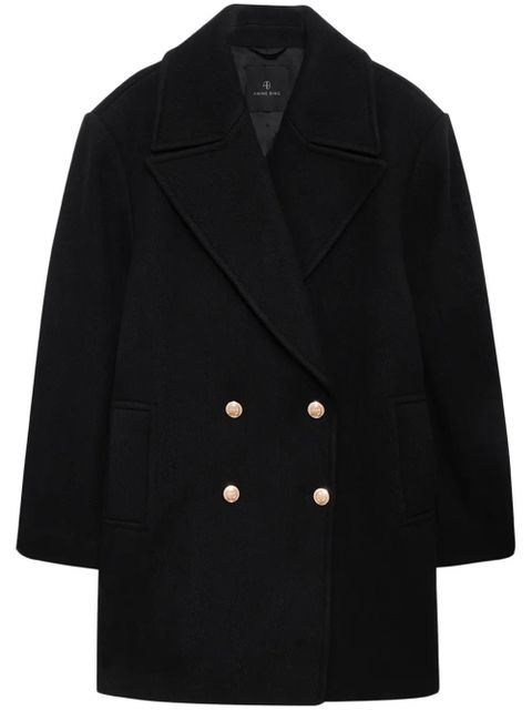 ANINE BING Glenn peacoat - Black - zdjęcie produktu nr 1