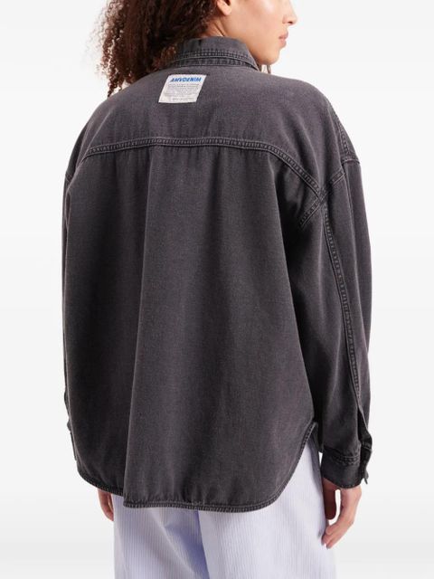 American Vintage Jazy long-sleeve denim shirt - Black