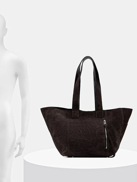 AllSaints torebka zamszowa ALBA