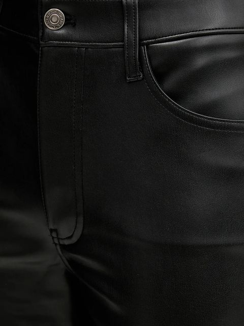 Abercrombie & Fitch spodnie damskie kolor czarny szerokie high waist KI156-5561-900