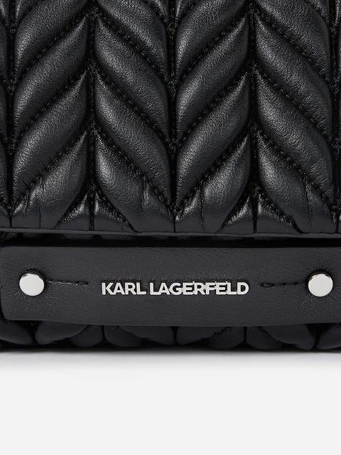 Karl Lagerfeld torebka K/WEAVE kolor czarny A2W30153