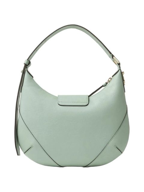 Jimmy Choo smooth leather bar hobo shoulder bag - Green