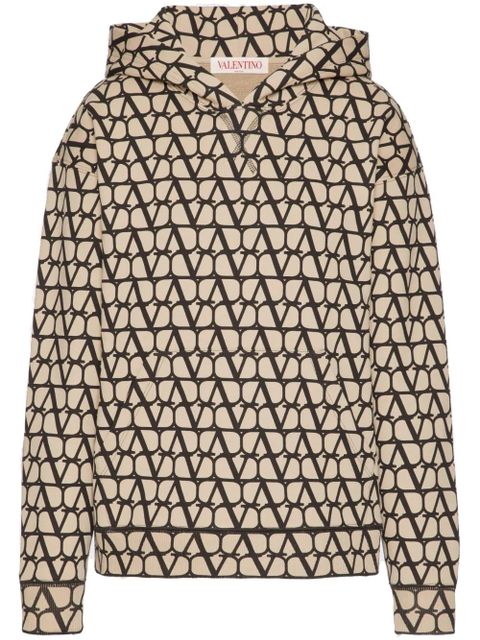 Valentino Garavani Toile Iconographe jersey hoodie - Neutrals - zdjęcie produktu nr 1