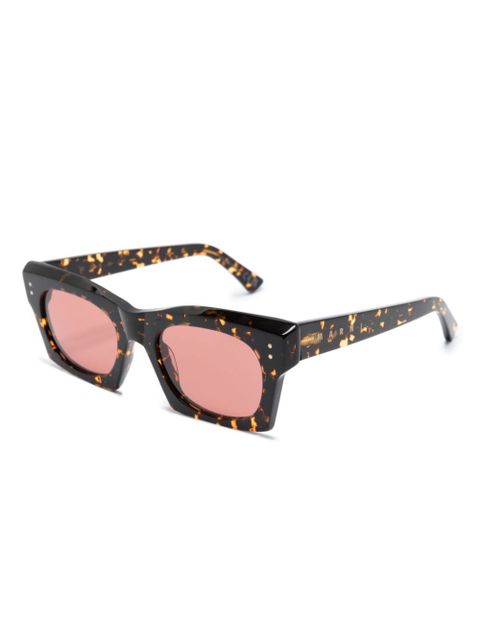 Marni Eyewear tortoiseshell-effect square-frame sunglasses - Brown - zdjęcie produktu nr 2