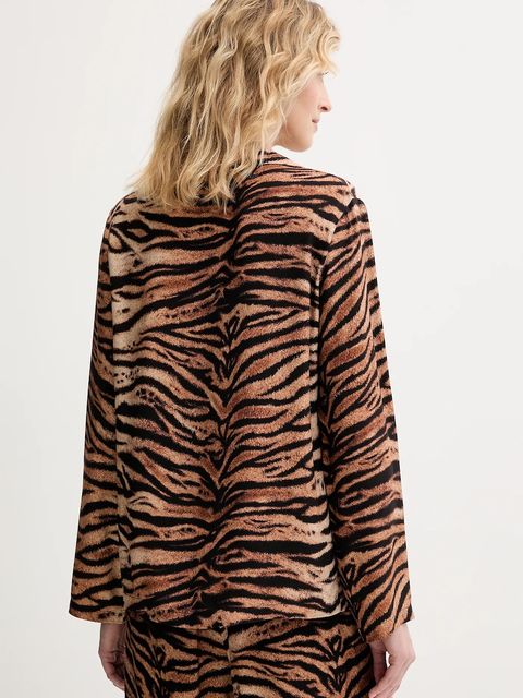 The Sleeper piżama damska kolor brązowy BWSP03A003B