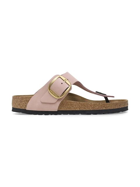 Birkenstock japonki nubukowe Gizeh Big Buckle - zdjęcie produktu nr 2