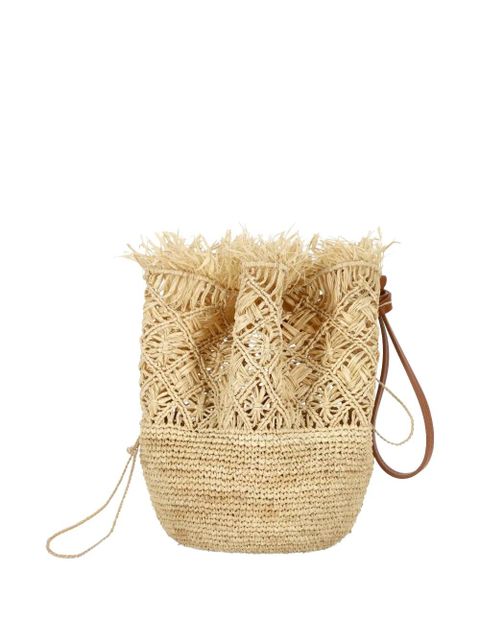 Ruslan Baginskiy fringed woven bucket bag - Neutrals - zdjęcie produktu nr 2